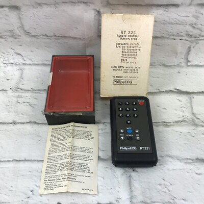 Phillips ECG RT 221 Remote Transmitter 9V