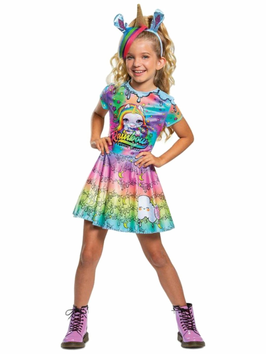 slim fit dress slacks Pink Shimmer Unicorn Dress & Headband, Size 3-4 Size 3-4