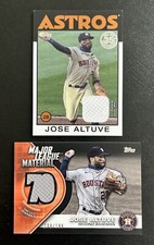 2021 Topps Jose Altuve Major League Material Relic /199 + 1986 Relic