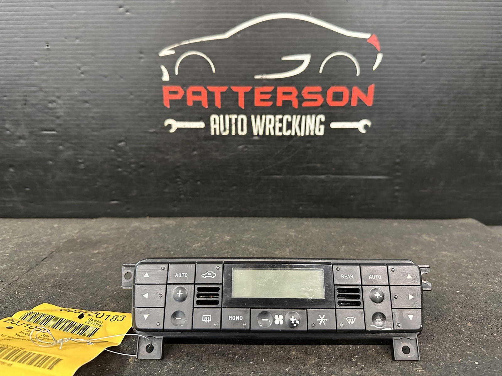 03-08 MASERATI QUATTROPORT HEATER AC TEMPERATURE CLIMATE CONTROL PANEL SWITCH