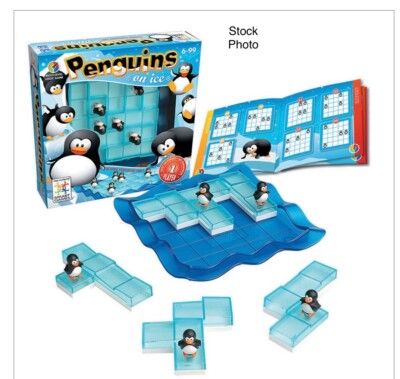 Smart Games Penguins On Ice Multi Level Logic Game 60 Challenges ~~1 PLAYER