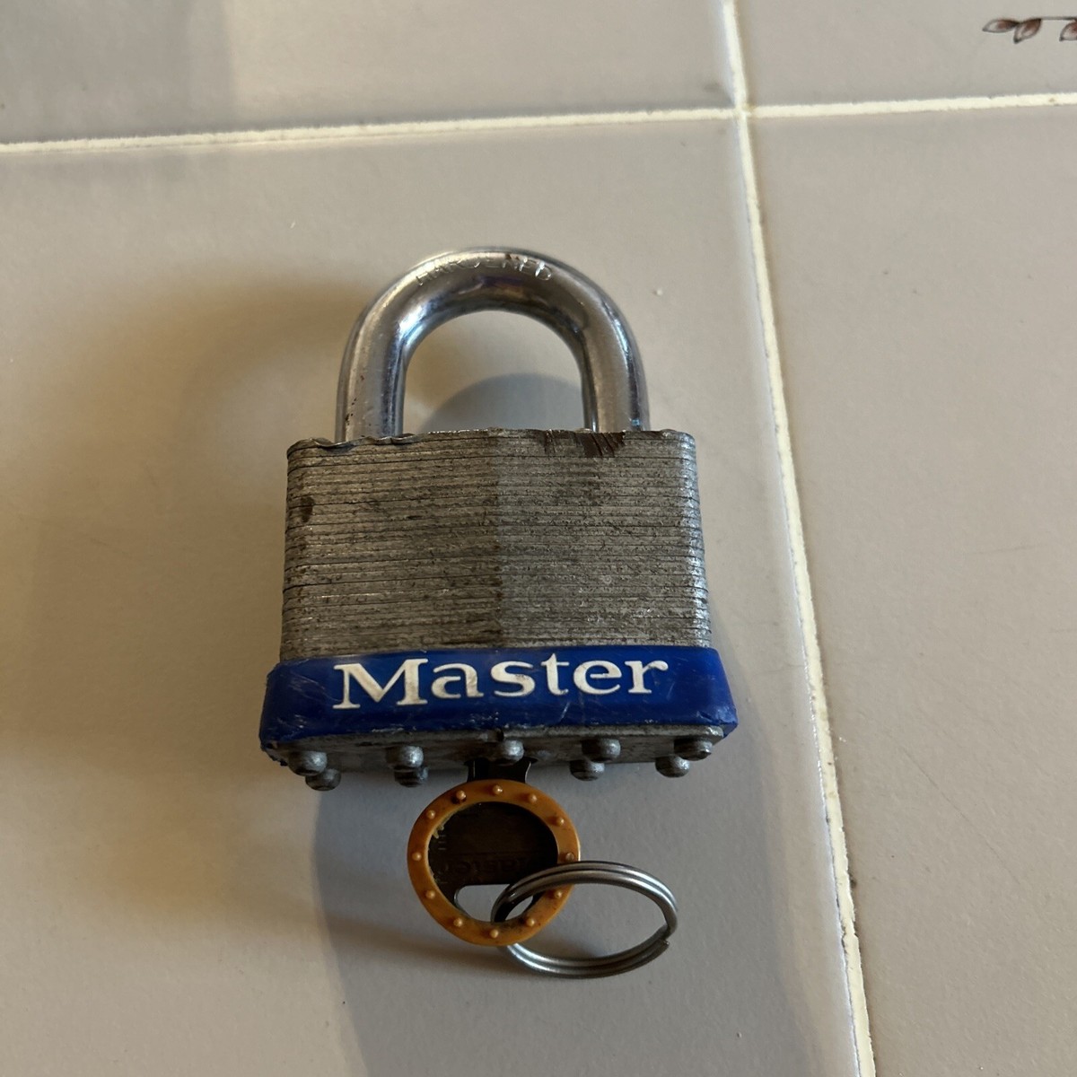 コードマスター 15ポンド Vintage Master Lock Masterlock No. # 15 Large Heavy Duty