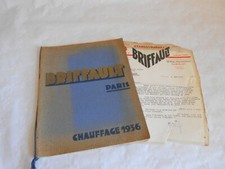 Vintage catalogue Briffault cookers ranges enamel stoves cookware 1936 art deco 