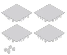 Tomytec N gauge S-004 Moving Bus System Straight Road Parts S37-RO 4 pcs. 258292