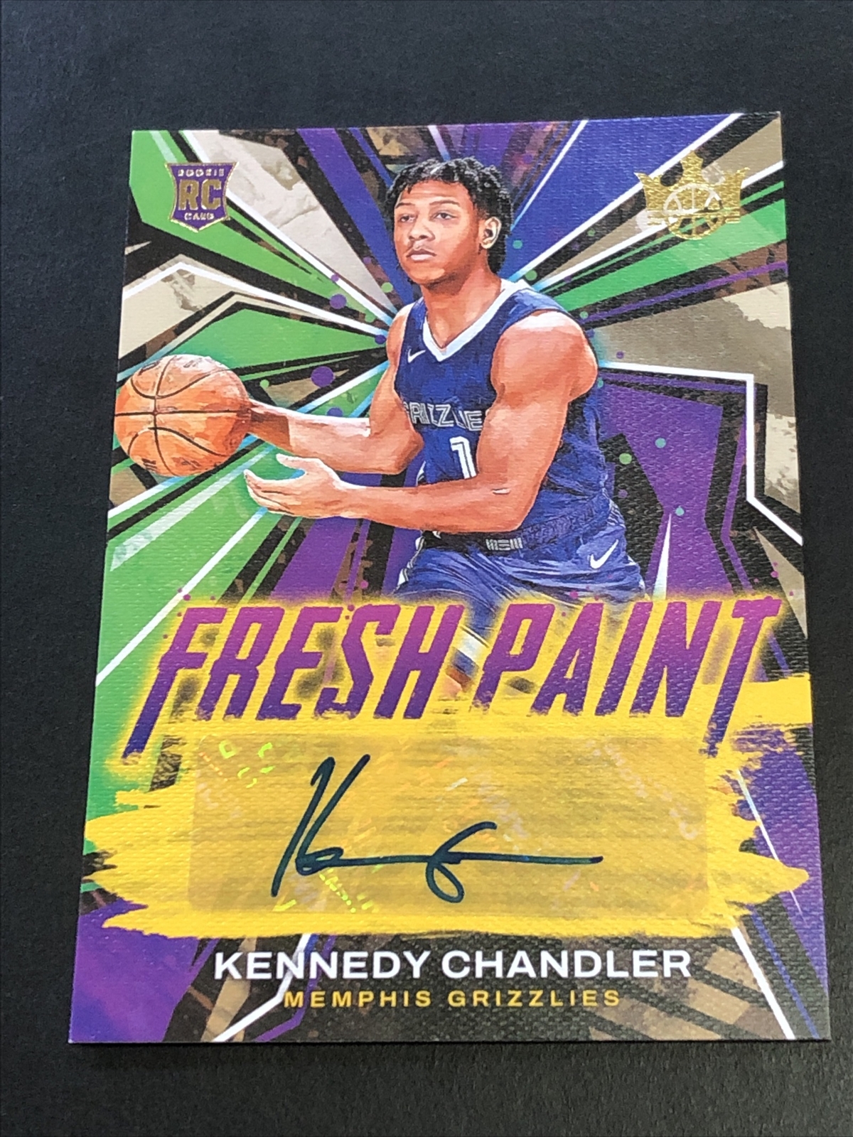 Kennedy Chandler Fresh Paint Rookie Autograph 91/199 - 22-23 Court Kings #FP-KCM