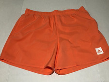 Adidas Swim Shorts Men's XL App Solar Red 3 Stripes Clx Very Short Length HT2162