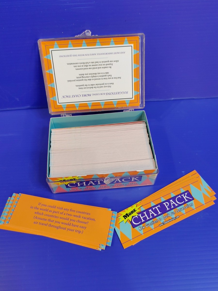 More Chat Pack Cards: New Questions to Spark Fun Conversations the 