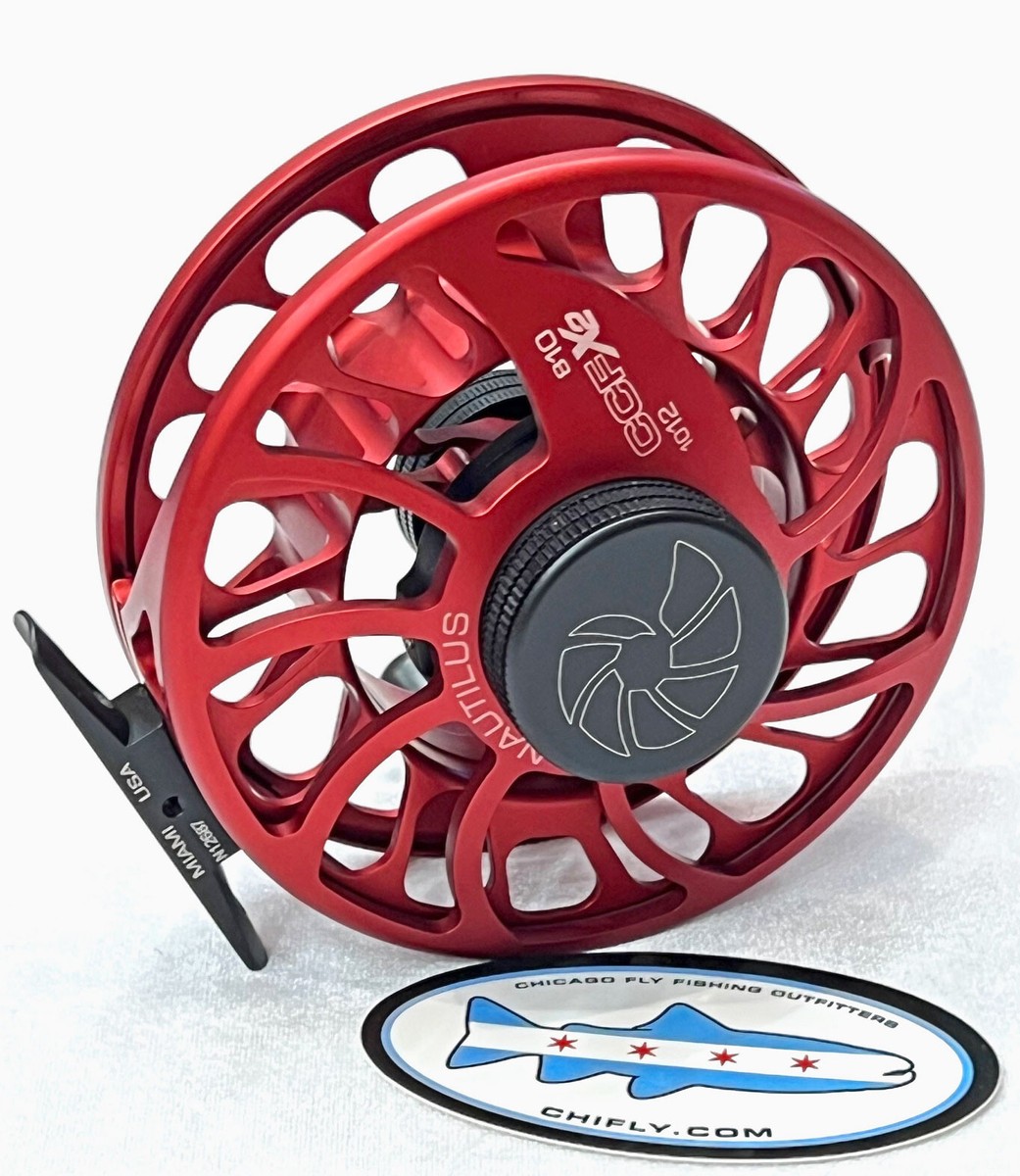 Nautilus CCF-X2 8/10 Reel - Nauti Red +2 BLK PARTS (8-10 WT