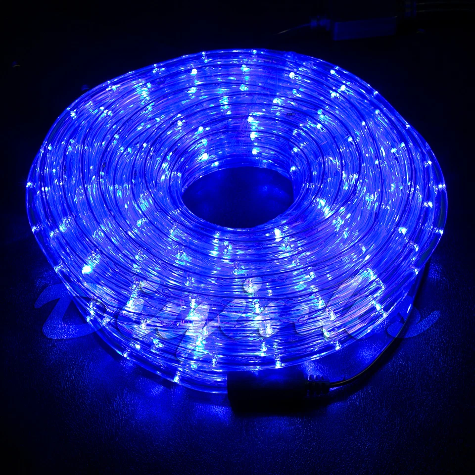 LED Rope Light 110V Lighting Christmas 10' 20' 25'50' 100' 150' Feet Connectable - Image 3 of 4