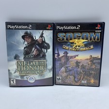 Medal of Honor: Frontline & SOCOM US Navy Seals (Sony PlayStation 2 PS2)