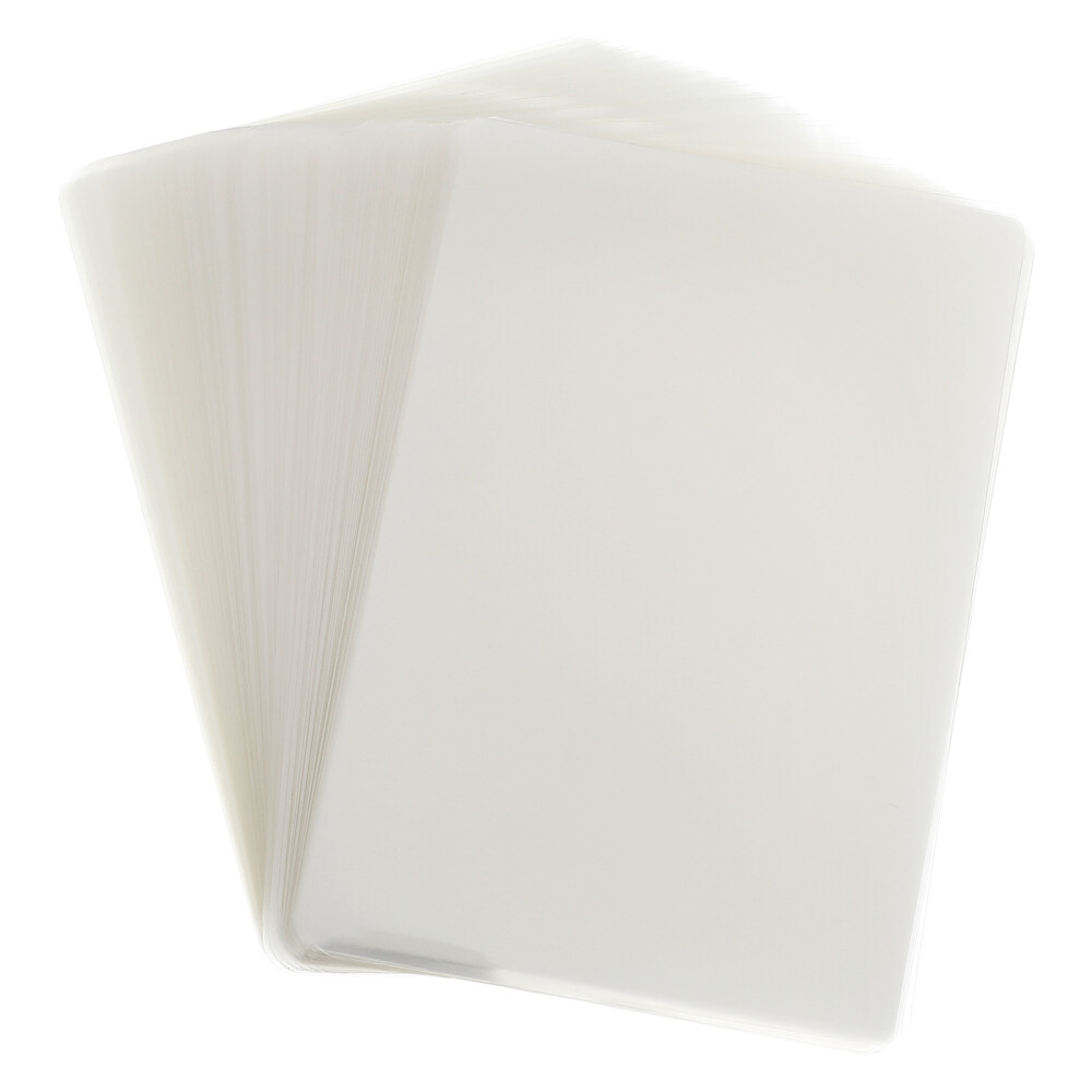 200pcs Transparent Laminator Sheets Thermal Laminating Pouches-image