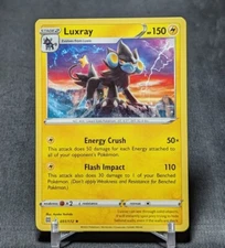 Luxray Regular Rare Lightning 2022 Brilliant Stars Pokemon TCG Card 051/172