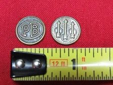 Beretta Grip Medallion Set "PB" & "Triple Arrow" 