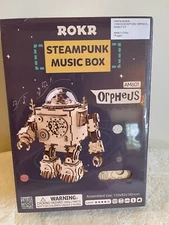 *NEW* ROKR Steampunk Music Box AM601 Orpheus Robot 221 pcs | RoboTime