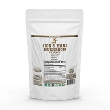 Lion’s Mane Cognition Support Focus Organic Mushroom 60 Veggie Capsules
