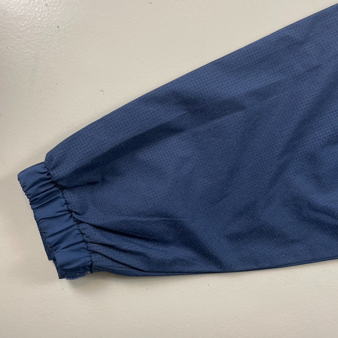 IllumiNITE Jacket Mens Large Blue Full Zip Mock Neck Windbreaker Vented Outdoor