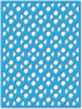 STENCIL Cornish Lattice Mylar Durable Reusable airbrush #24 Made in USA