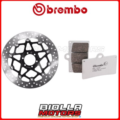 PAD KIT + DISC BREMBO CAGIVA MITO EV 125 2001 FRONT [LA - Floating] 