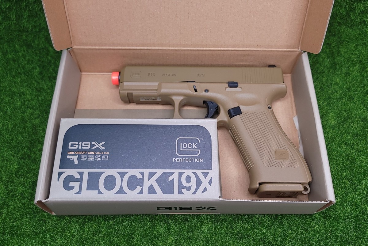 Umarex Glock 19X 6mm GBB Green Gas Airsoft Pistol 300FPS Coyote