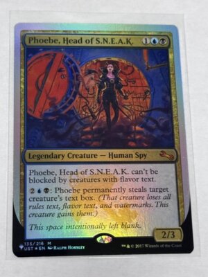 Phoebe, Head of S.N.E.A.K. The List Foil #52