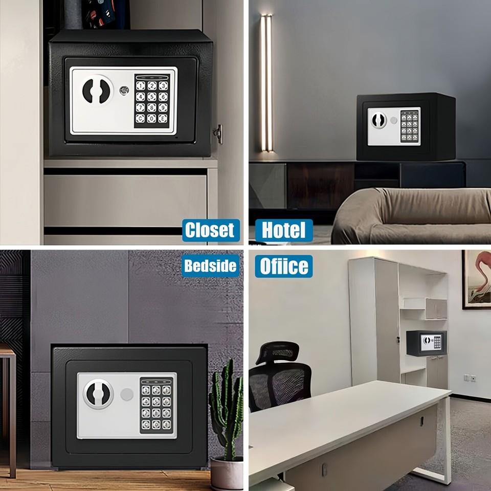 Digital Electronic Safe Box Keypad Lock Security Home Office Cash ...