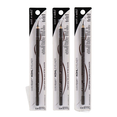  2 PACK Wet n Wild COLORICON Kohl Eyeliner, Pretty in Mink 0.04oz SHIPS FAST 