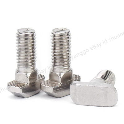 T-Bolt M5 M6 M8 Drop in Flanschmutterhammer 20 30 40 Serie Aluminium Extrusion