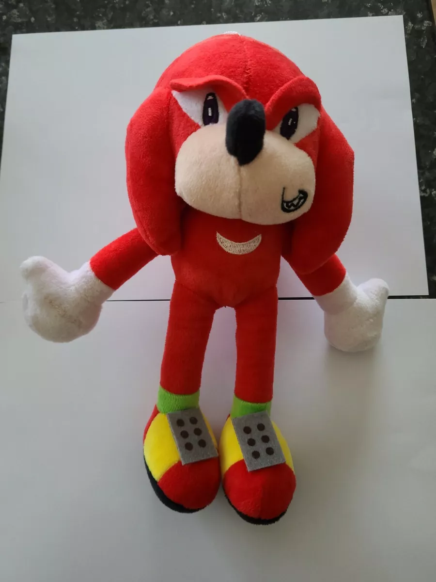 Boneco Pelucia Sonic Sega Musical 28cm