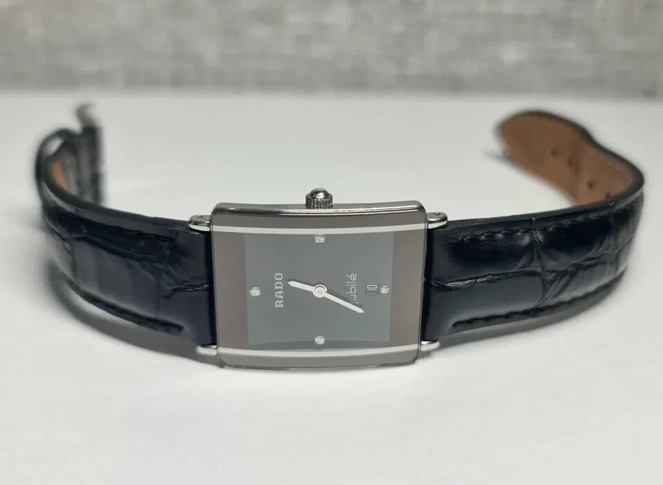 Luxury Rado Jubile Women's Watch Diamonds Leather Strap