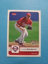 DANNY SANDOVAL 2006 FLEER RC ROOKIE BASEBALL CARD # 264 H5968. rookie card picture