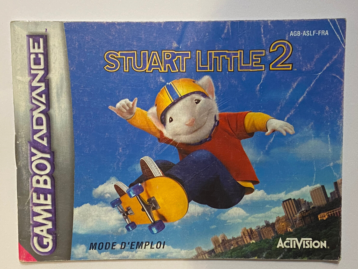 NOTICE NINTENDO GAME BOY ADVANCE GBA FRANCAIS : STUART LITTLE 2 @ PROMO !!!