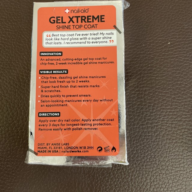 NailAid GEL XTREME SHINE Nail Top Coats for sale online eBay