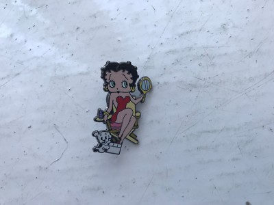 DANBURY MINT THE BETTY BOOP ANSTECKNADEL EMAILLE ABZEICHEN SAMMLUNG - MAKE-UP IM SPIEGEL
