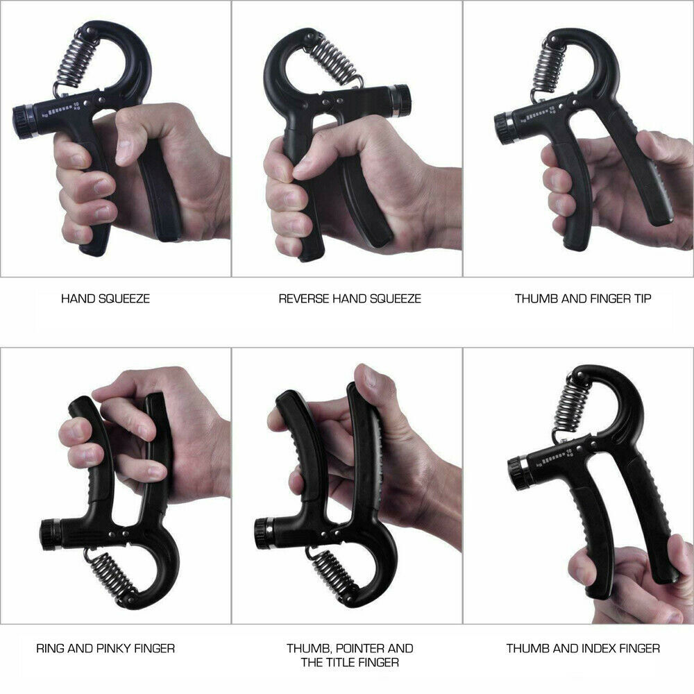 Adjustable Hand Power Grip Exerciser Strengthener Wrist Forearm