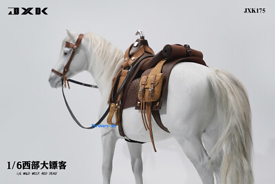 JXK175 1/6 Wild West Red Dead Horse & Harness F 12