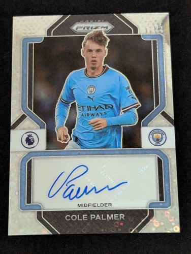 Cole Palmer [Breakaway] #S-CPM 2022 Panini Prizm Premier League Signatures card
