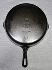 RARE NICE ANTIQUE GRISWOLD SMALL LOGO 704F ERIE, PA No.8, 10” CAST IRON SKILLET