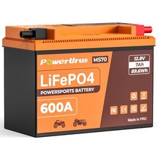 Lithium Motorcycle Battery, 600A Lithium LiFePO4 Motorcycle LiFePO4 MS70