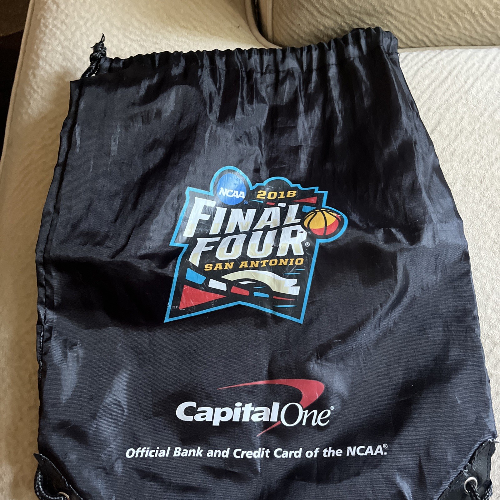 2018 NCAA Final Four San Antonio Drawstring Bag, Capital One