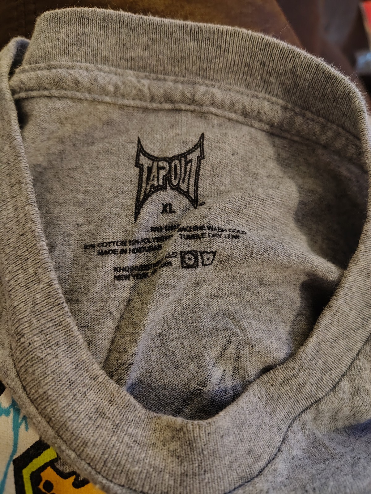 VINTAGE Y2K TAPOUT UFC COLLAB RatFink GRUNGE T-SHIRT SIZE XL MMA