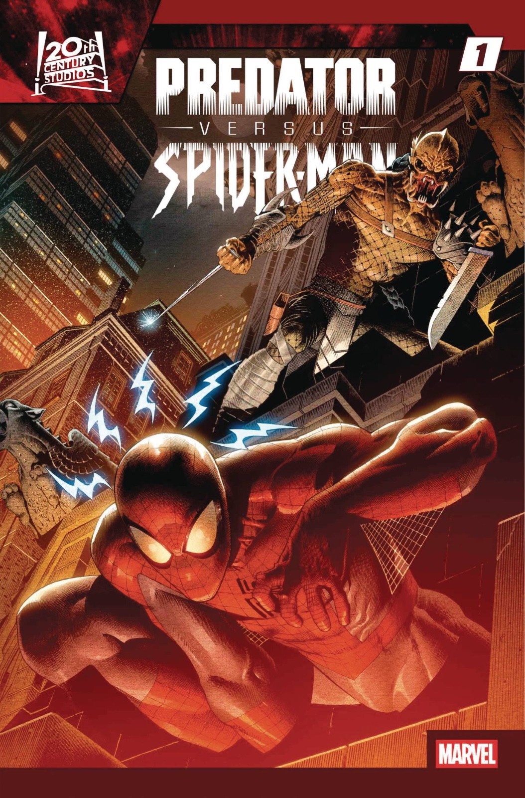 Predator vs. Spider-Man #1 (Of 4) Main Cover Paulo Siqueira First Printing
