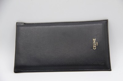 NEW CELINE BLACK LARGE AUTHENTIC SUNGLASSES EYEGLASSES CASE W/CLOTH