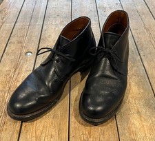 Black Leather 9024 ‘Beckmann’ Red Wing ‘Chukka Boots’ Size 10.5 U.K.