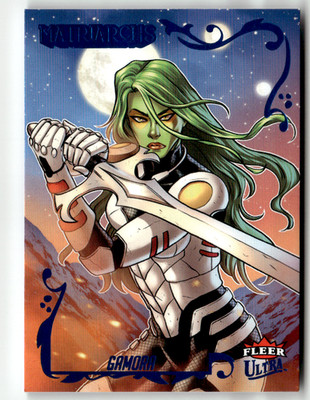 Fleer 2024 Ultra Matriarchs of Marvel No. 17 Gamora Blue