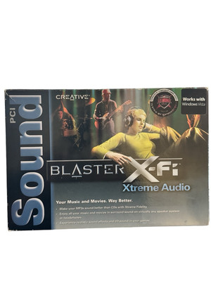 Creative Sound Blaster X-Fi Xtreme Audio SB0790 PCI 7.1 Win 2k/7/8/Vista/XP Card