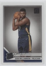 2019-20 Panini Clearly Donruss Rated Rookie Variation Zion Williamson #V51 8d3