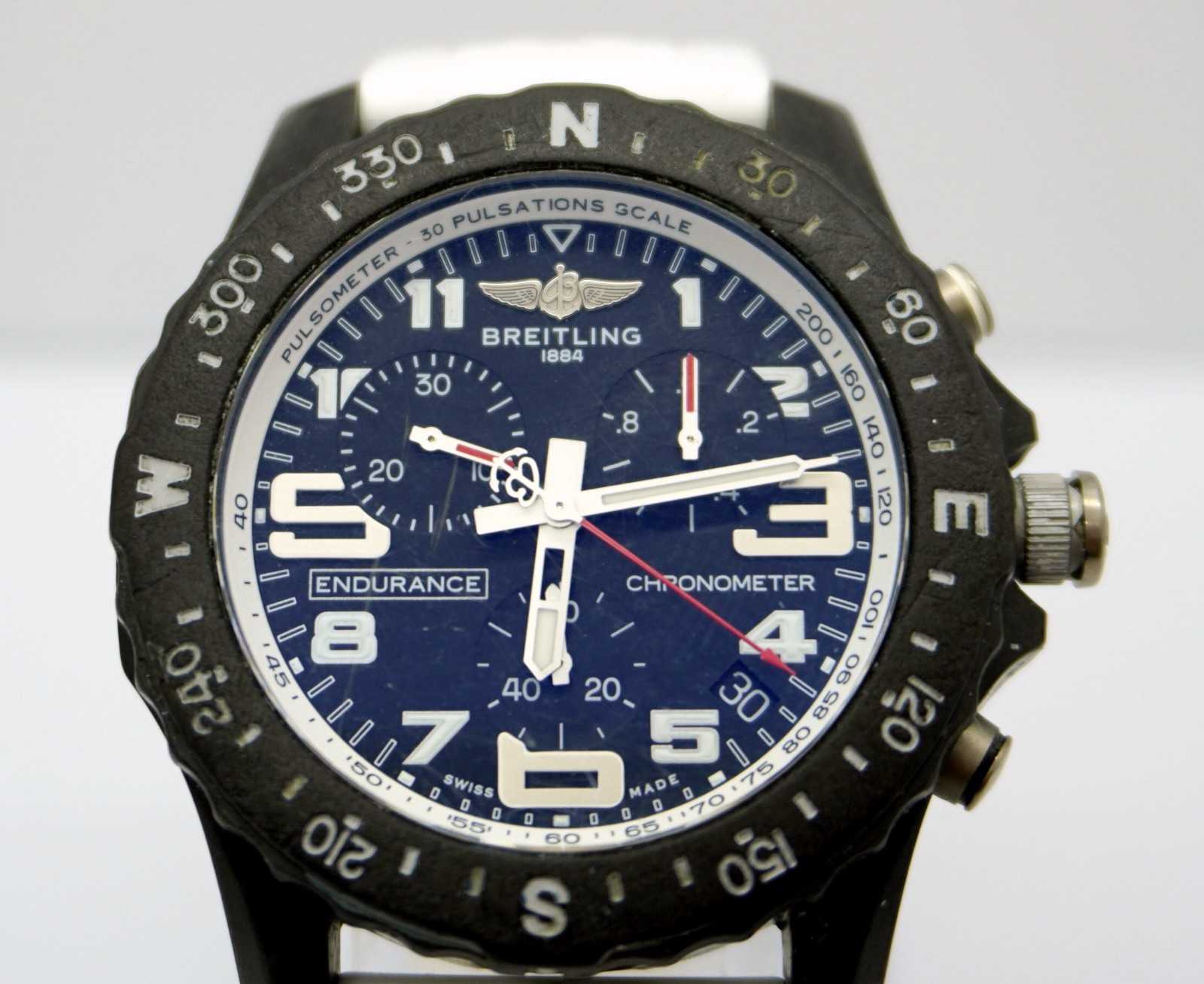 Breitling Endurance Pro White 44mm Men's Watch X82310A71B1S1 - Full Set