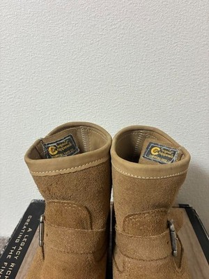 Chippewa 91070 engineer boot sand suede color brown size US 8E