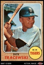 1968 Topps #488 Dick Tracewski Tigers 6 - EX/MT