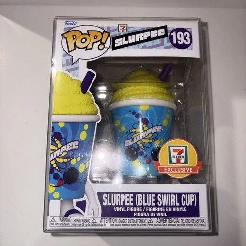 Funko Pop! 7-11 Seven Eleven Slurpee Blue Swirl Cup Exclusive Vinyl Figure #193